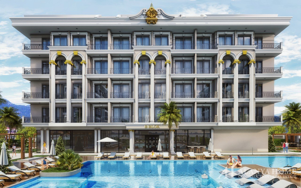 Voyage Deluxe Haluk Bey Begon Oba Alanya Antalya Türkiye deniz manzaralı yenilenmiş bir geliştiricid